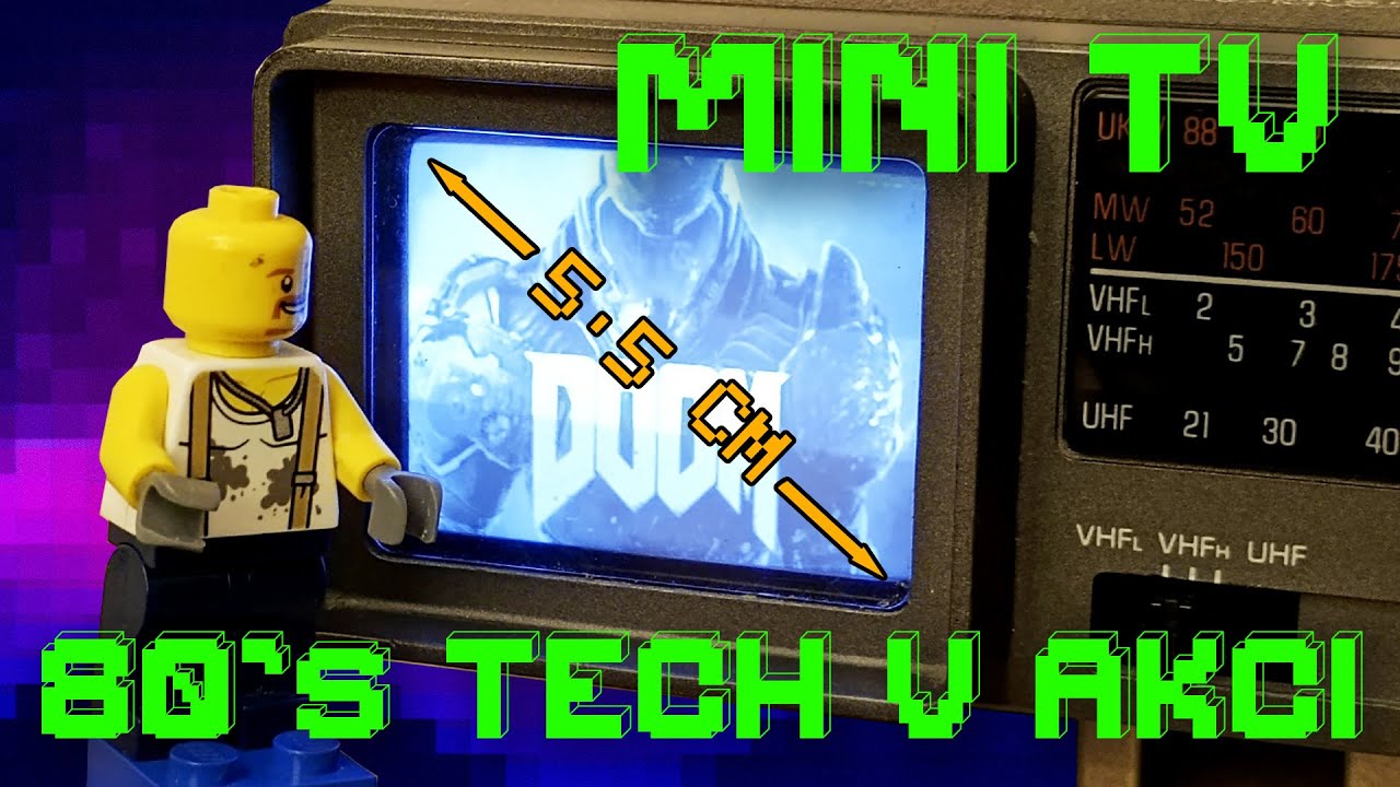 Připojil jsem 40+ let starou mini televizi k PC – Retro experiment