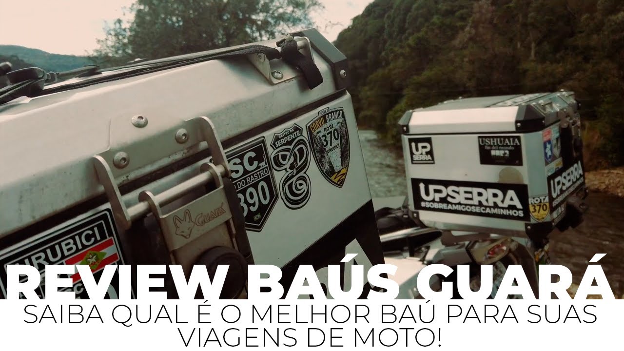 Saiba qual &eacute; o melhor ba&uacute; para suas viagens de moto! Review Guar&aacute; Acess&oacute;rios