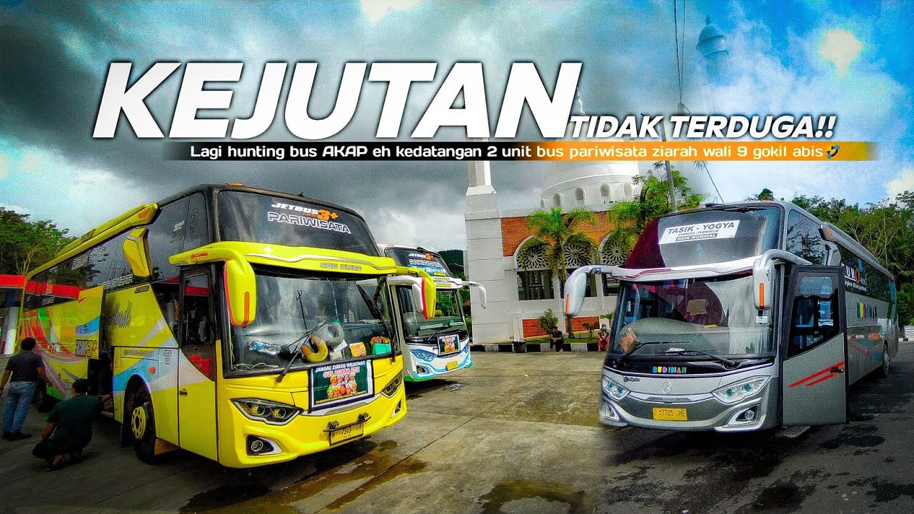 BIKIN KAGET😳LAGI HUNTING AKAP KEDATANGAN 2 UNIT PARIWISATA.!!