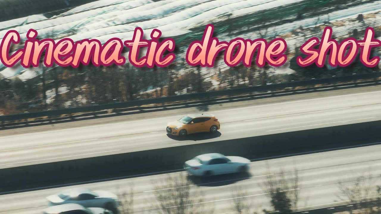 Cinematic Car Following Drone Shot | mavic3