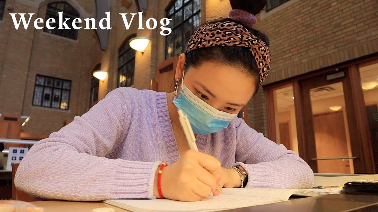 A productive weekend in college | college weekend in my life