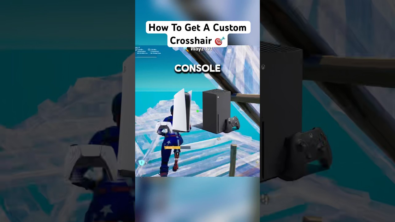 Как получить пользовательское перекрестие в Fortnite (ПК и консоли) #fortnite