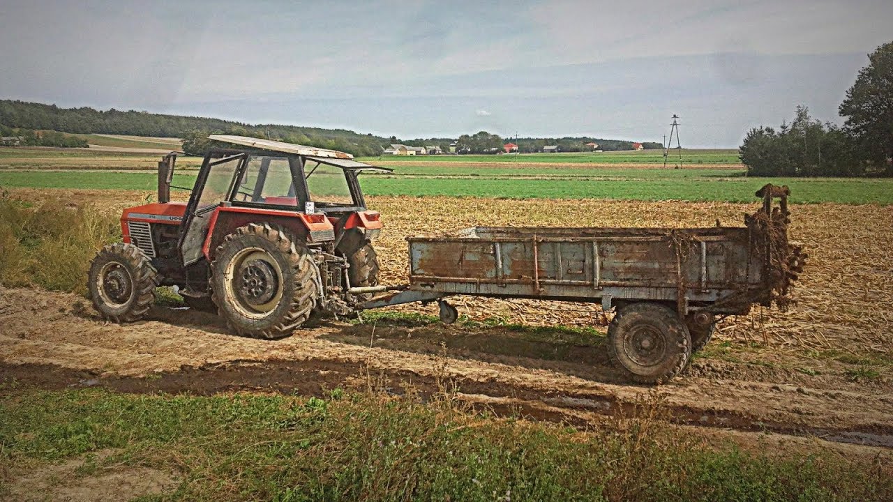 4 Ciągniki w Akcji ! (Ursus,Zetor,Fendt,NH ) Vlog#194 Obornik oraz Woda na Pole ! :D