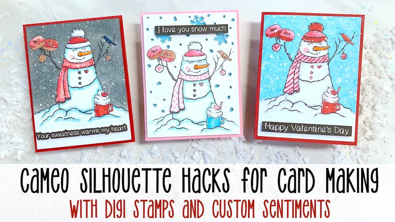 Cameo Silhouette Hacks for Card Making