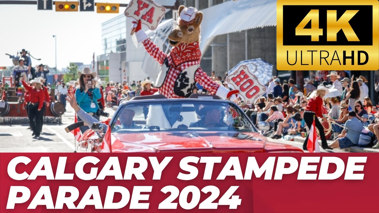 Calgary Stampede 2024 Parade in 4K