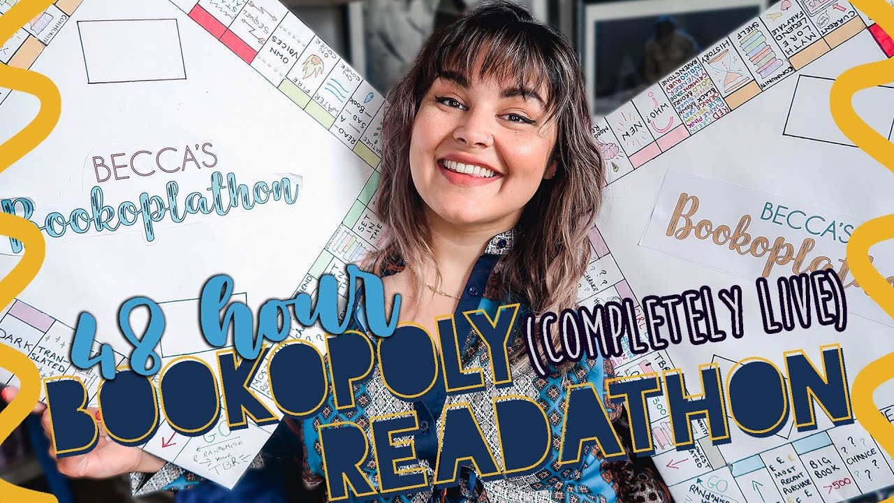 LIVE 48 HOUR BOOKOPOLY READATHON ANNOUNCEMENT // Becca's BookoplAthon // 2022