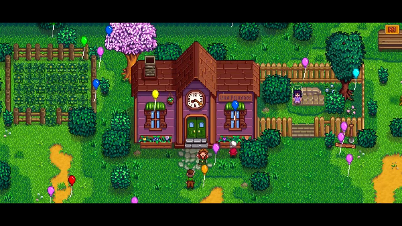 NPCs com amizade no máximo MOD CJB item spawner em Stardew Valley 
