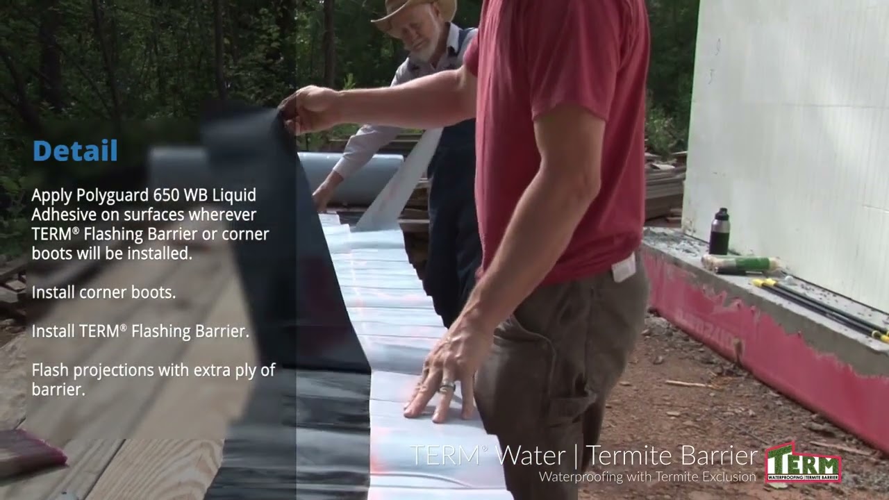 TERM® Non-Chemical Termite Barrier – Waterproofing and Termite Protection of ICF Foundations