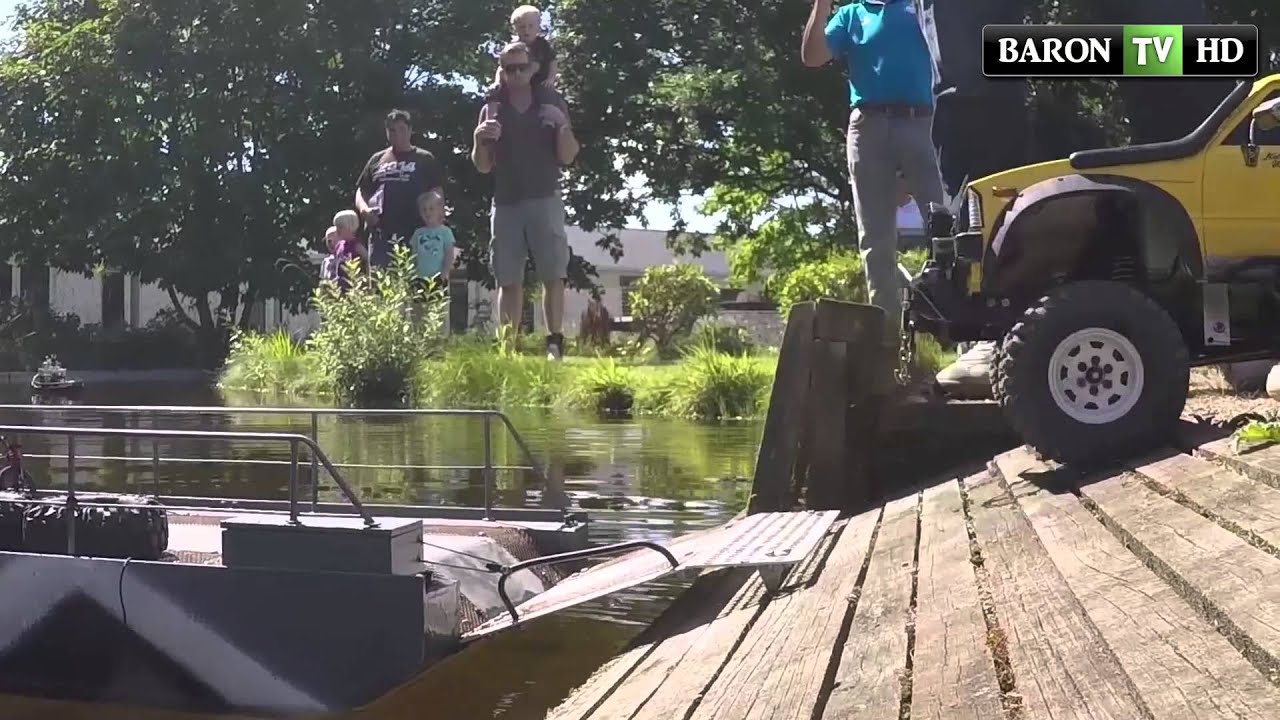Scale RC trucks in a scale town