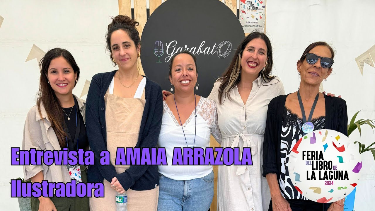 Entrevista a AMAIA ARRAZOLA, Ilustradora. Feria del libro 2024 | CULTURA GARABATO