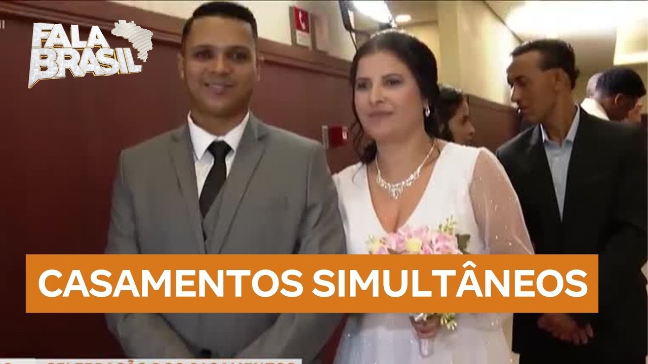 Casamento simultâneo une mais de 17 mil casais no Brasil e mais 58 países