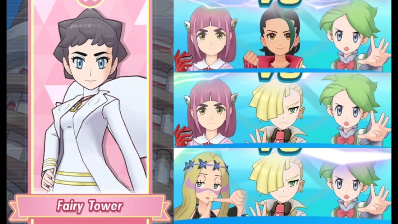 Pokemon Masters EX - Fairy Tower Floors 27 to 29 (no Superawakening)