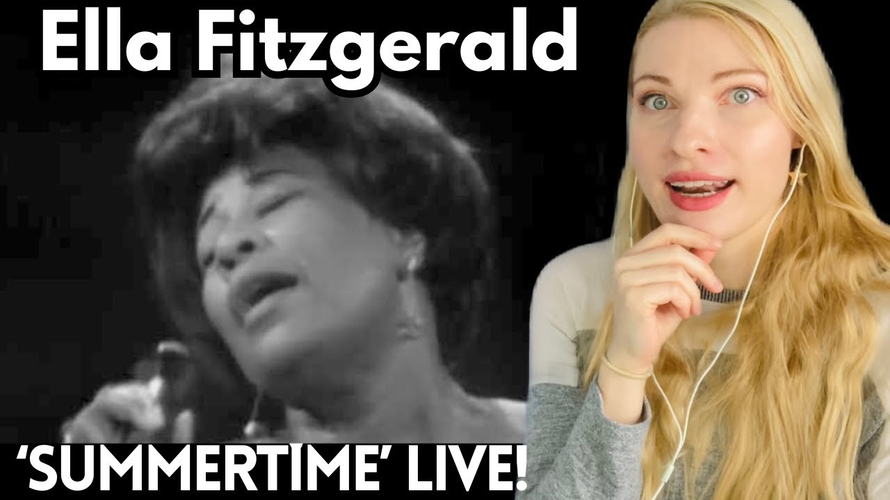 Vocal Coach Reacts: ELLA FITZGERALD 'Summertime' Live - In Depth Analysis!