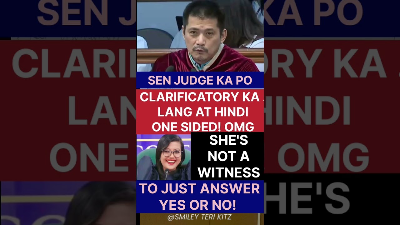 ROBIN! SEN JUDGE BUT WENT AHEAD WID D CROSS EXAMINATION4 A YES OR NO ANSWER? ONE SIDED D B?#shorts