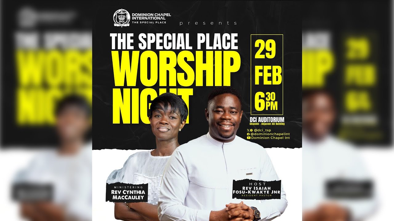 THE SPECIAL PLACE WORSHIP NIGHT || FEBRUARY EDITION 2024 || REV. CYNTHIA MACCAULEY