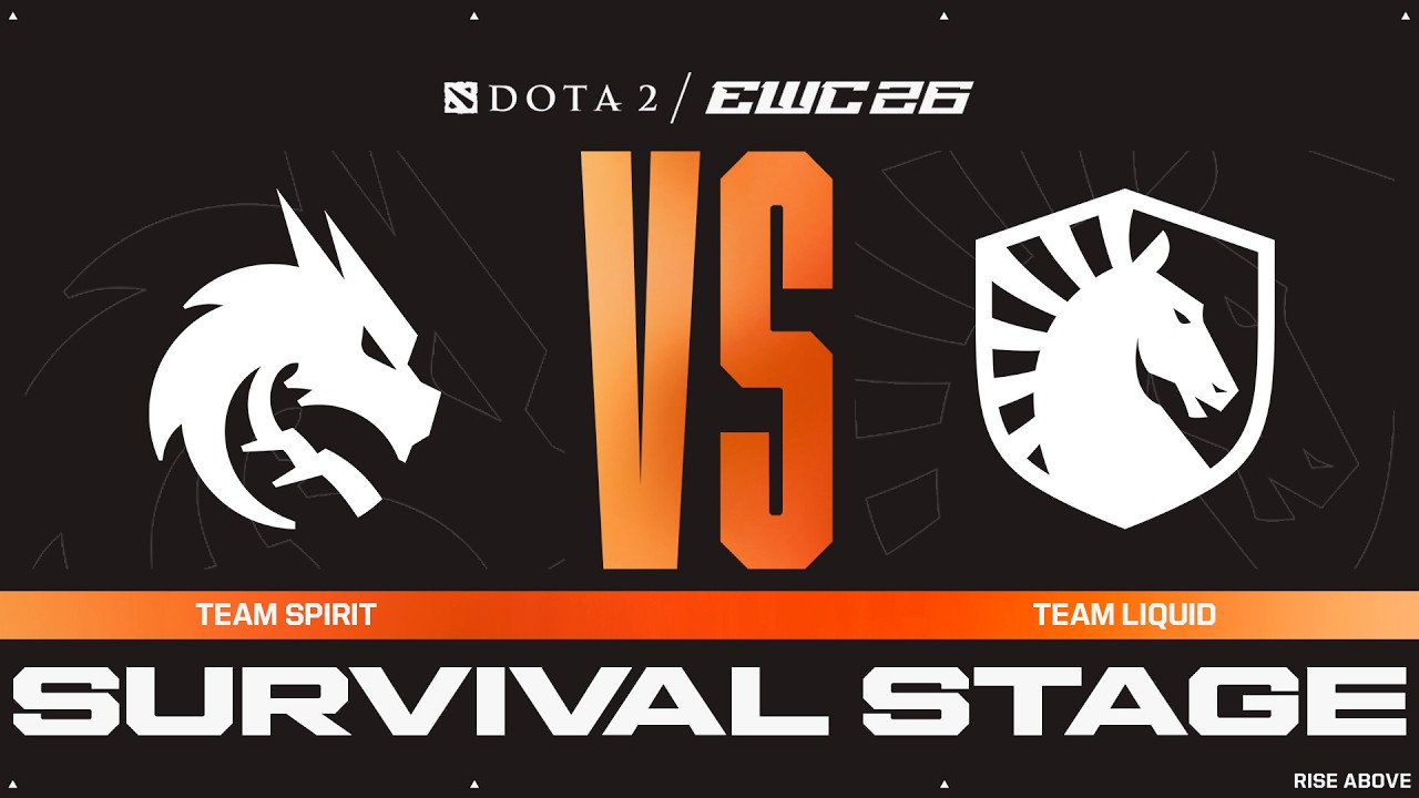 Team Spirit vs. Team Liquid | Dota 2 at EWC 26 &ndash; Survival Stage - VOD