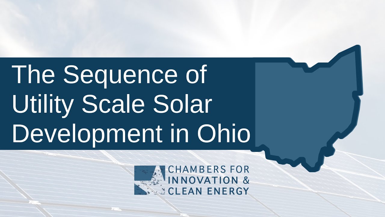The Sequence of Utility Scale Solar Development in Ohio