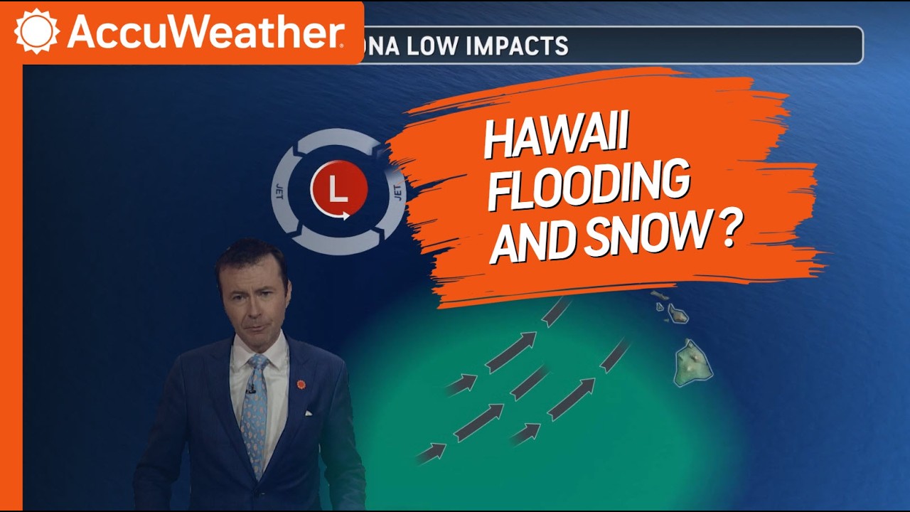 Hawaii Getting Feet of Rain and Snow, Flooding, High Winds