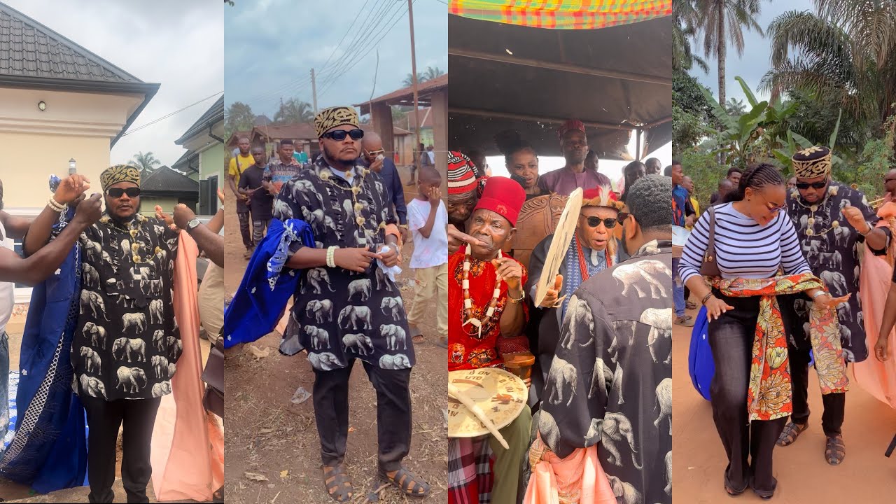 My Brother’s Wearing Cloth Ceremony (Iwa Akwa) in Ahiazu Mbaise, Imo State.