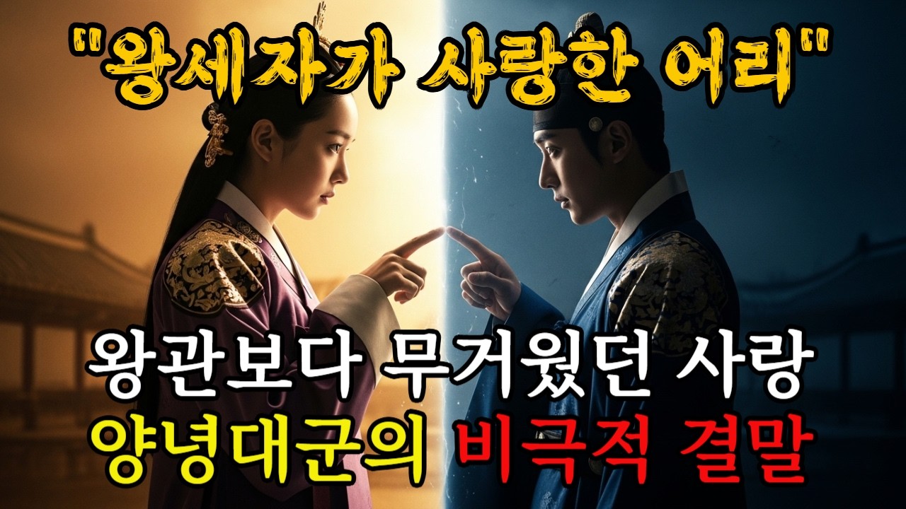 (한국사)왕관과 바꾼 금지된 사랑, 양녕대군과 어리/양녕대군/어리/태종 이방원/조선 왕세자 폐위