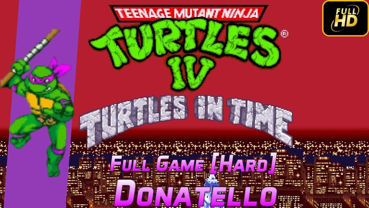 TMNT 4: Turtles in Time [Xbox One] Donatello Full Game (Hard) - No Commentary