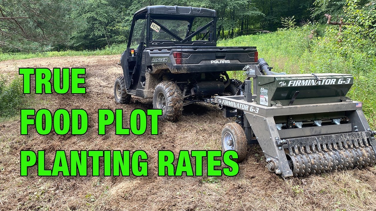 Plant Enough Food Plot Seed! Easily Calculate True Seeding Rates.