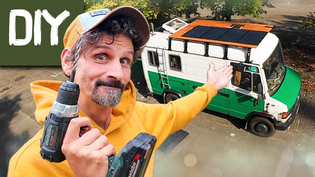 Easy DIY DACHTERASSE für meinen Mercedes 609 Camper😃