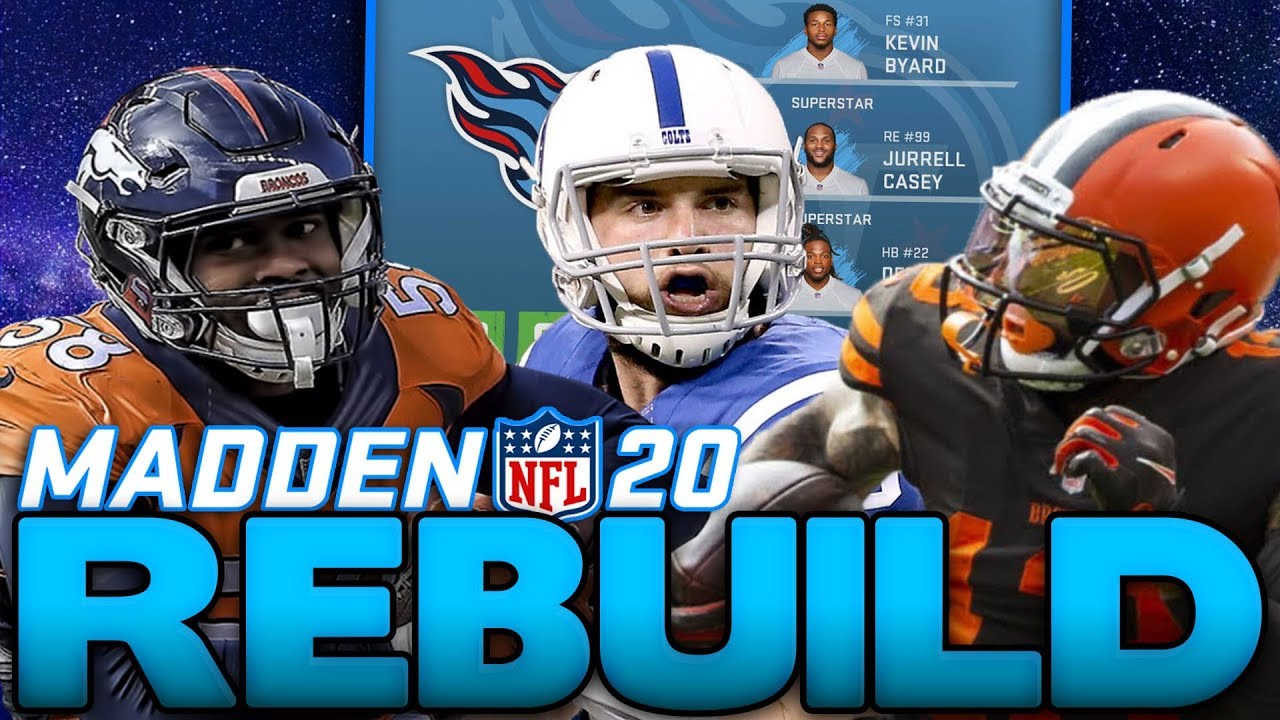 Luck Comes Out of Retirement to Become a Legend! Rebuilding The Tennessee Titans! Madden 20 Rebuild