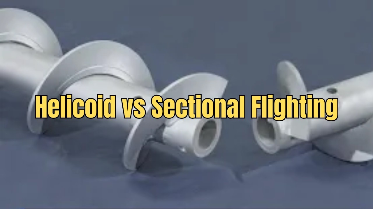 Helicoid vs Sectional Flighting