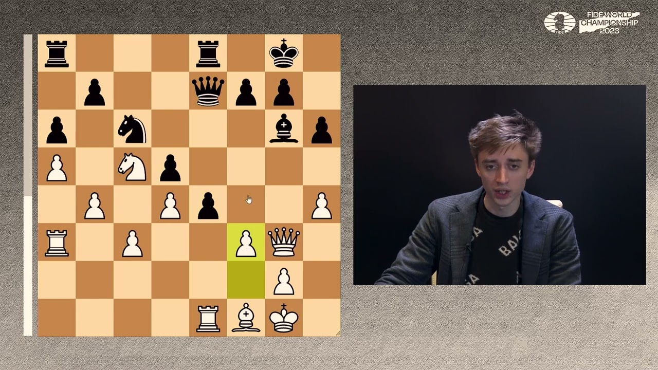 GM Daniil Dubov analyzes Game 6 - Ding vs Nepomniachtchi