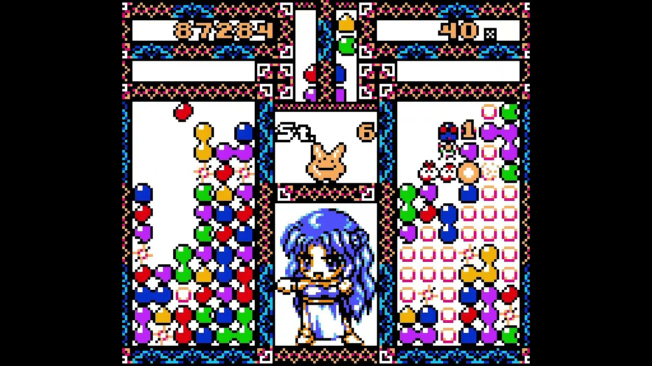 ゲームボーイカラー ぽけっとぷよぷよSUN（ひとりでぷよぷよ:むずい）