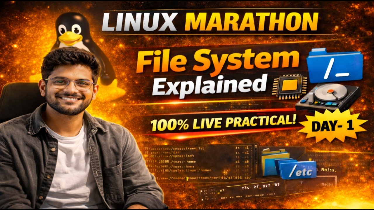 🚀 Linux | Beginner to Advanced | File System in Depth | Complete Guide