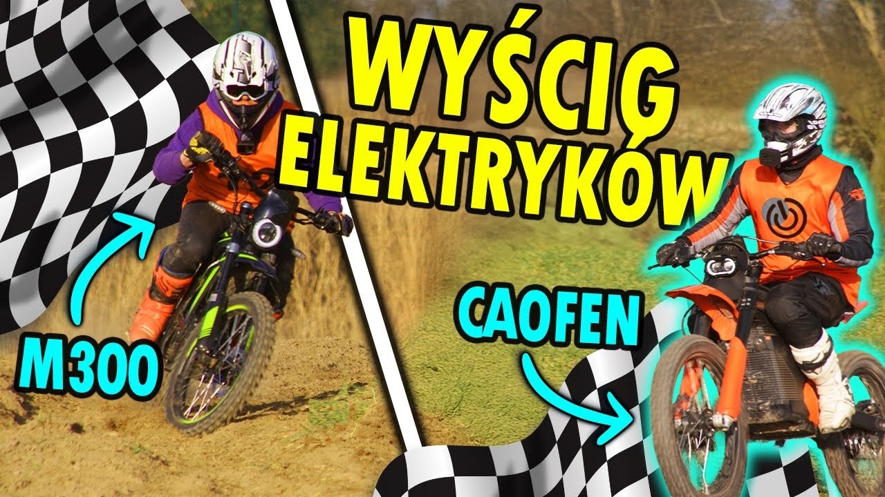 MOTOCROSS M300 i Caofen fx od iamelectric na zawodach CROSS COUNTRY | Prawie było podium
