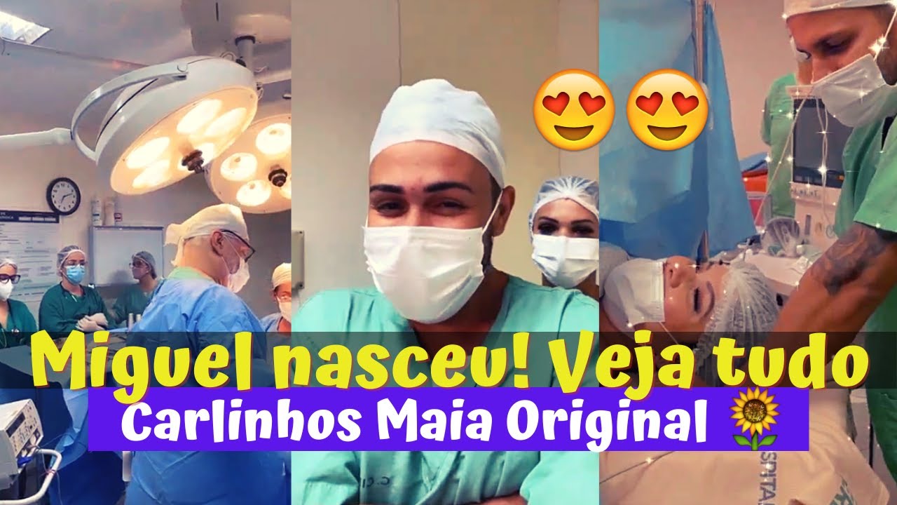 MOMENTOS EMOCIONANTES DO NASCIMENTO DO MIGUEL👏😍 | BABAL CHORA | ASSISTA COMPLETO👏😍 | CARLINHOS MAIA🌻