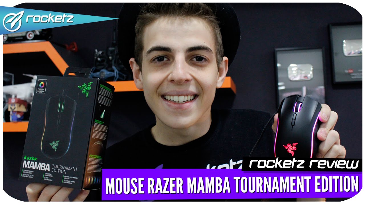 Razer Mamba Tournament Edition - Mouse ultra Iluminado e rápido