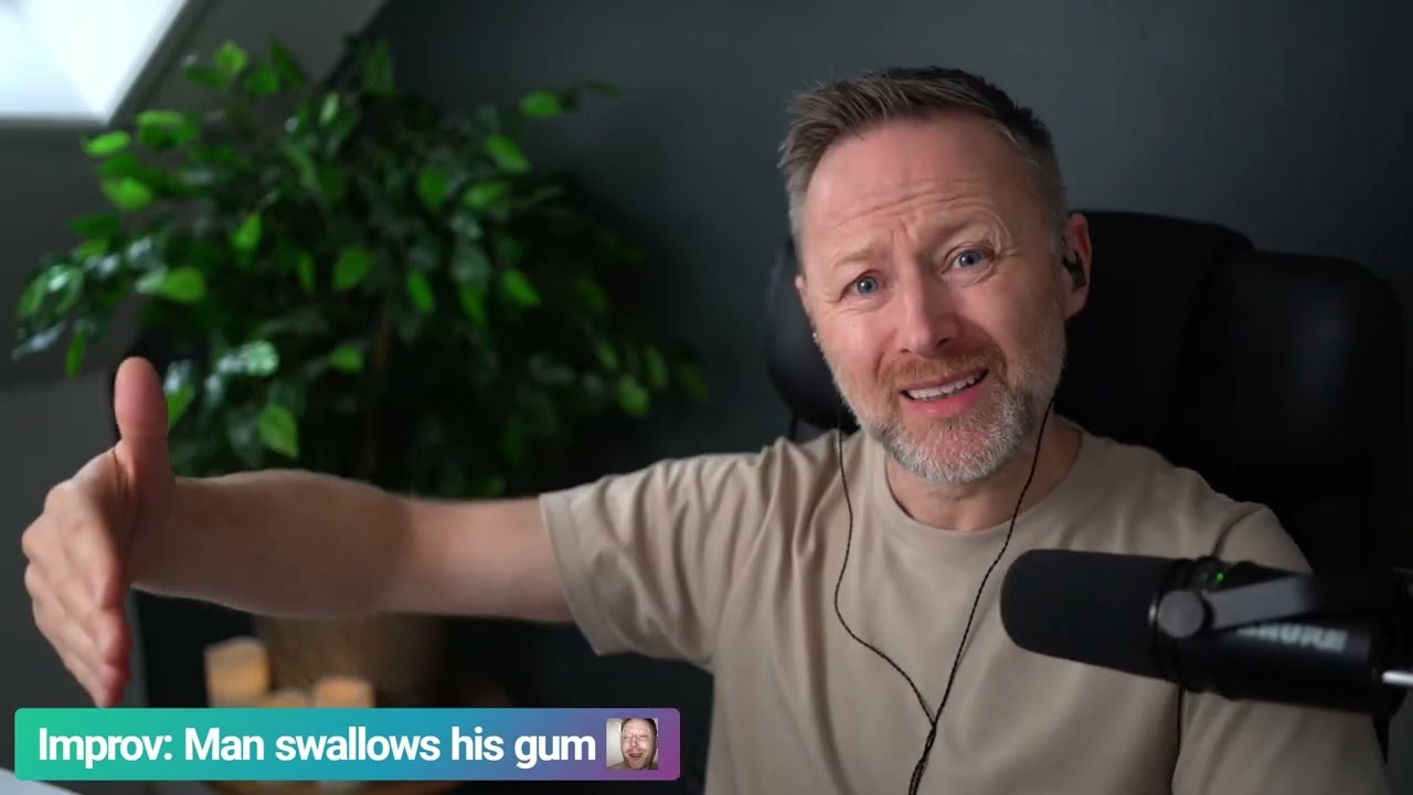 Limmy Improv: Man Swallows His Gum [2024-11-08]