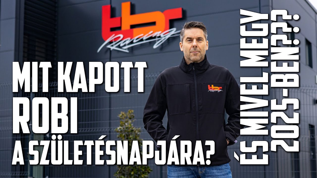 TBR Racing AUTÓSZERVIZ - Mit kapott Bútor Robi a születésnapjára és milyen autóval fog versenyezni?