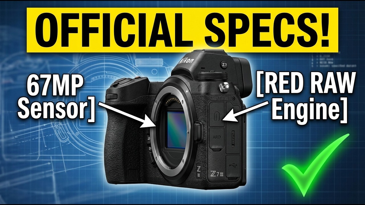 Nikon Z7 III: 67MP & RED RAW? Official Specs Breakdown. - Nikon Firmware Updates