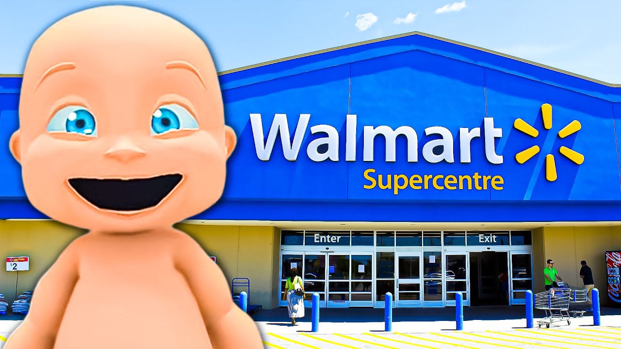 Малыш идет в WALMART!