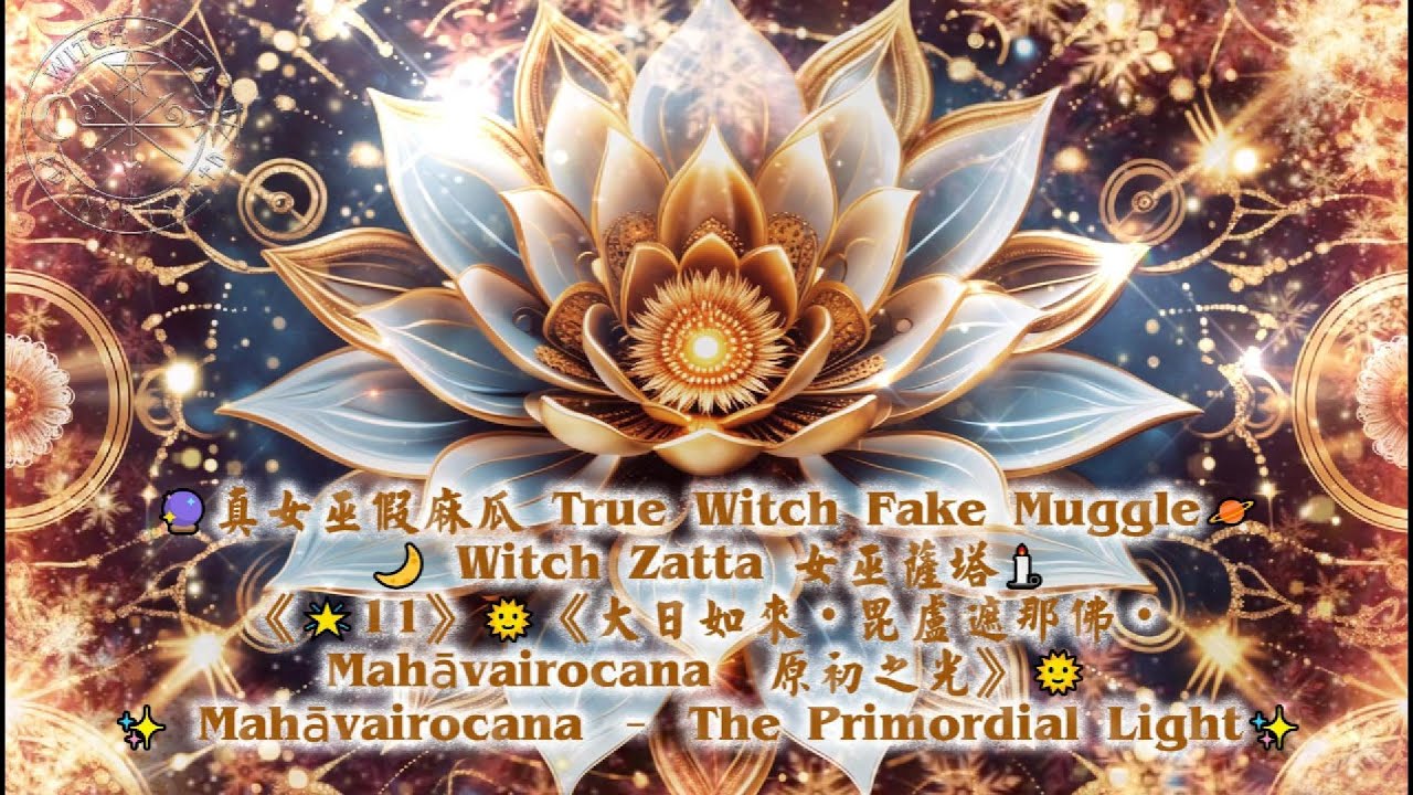 《🌟11》🌞《大日如來・毘盧遮那佛・Mahāvairocana｜原初之光》🌞✨ Mahāvairocana – The Primordial Light✨