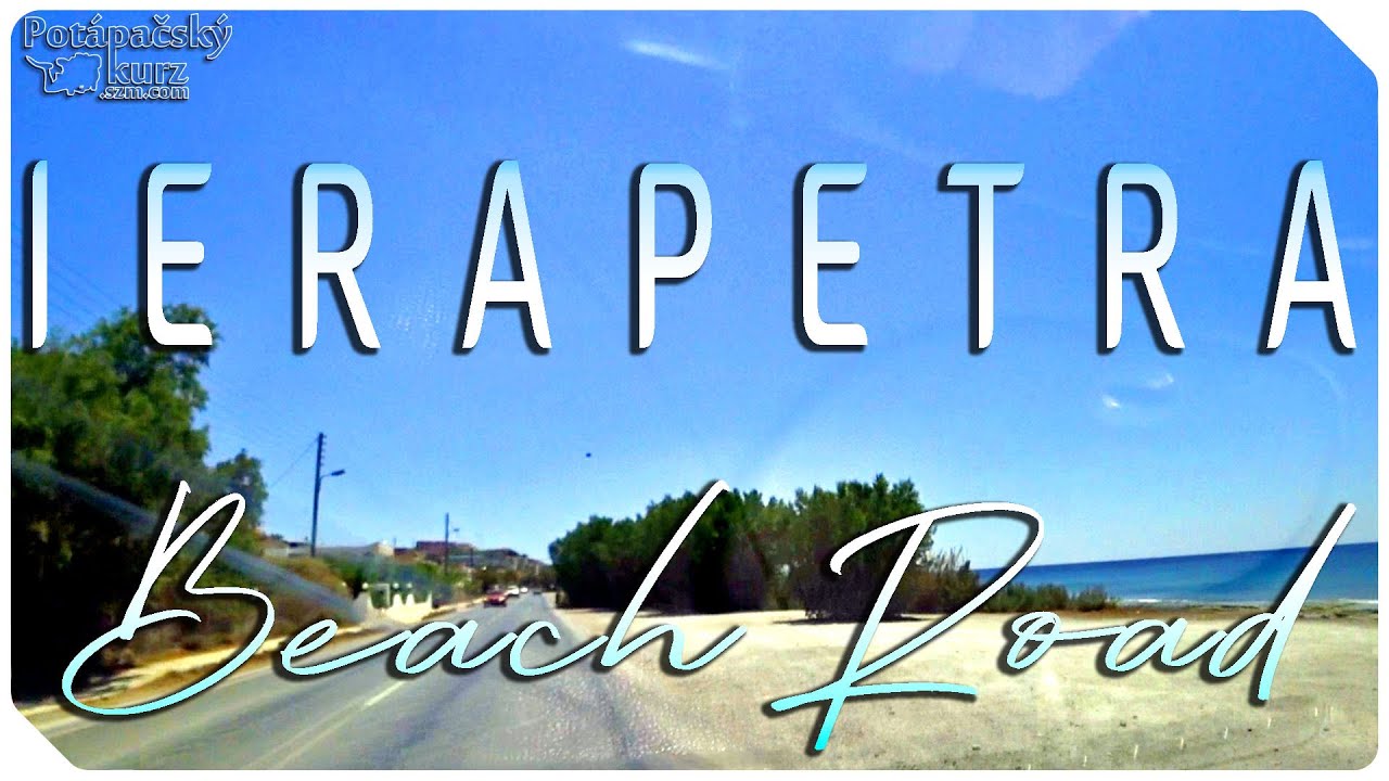 🇬🇷 South Crete, Ierapetra Beach Road Summer 2023, Greece - Kréta, Ierapetra cesta popri pobreží 2023