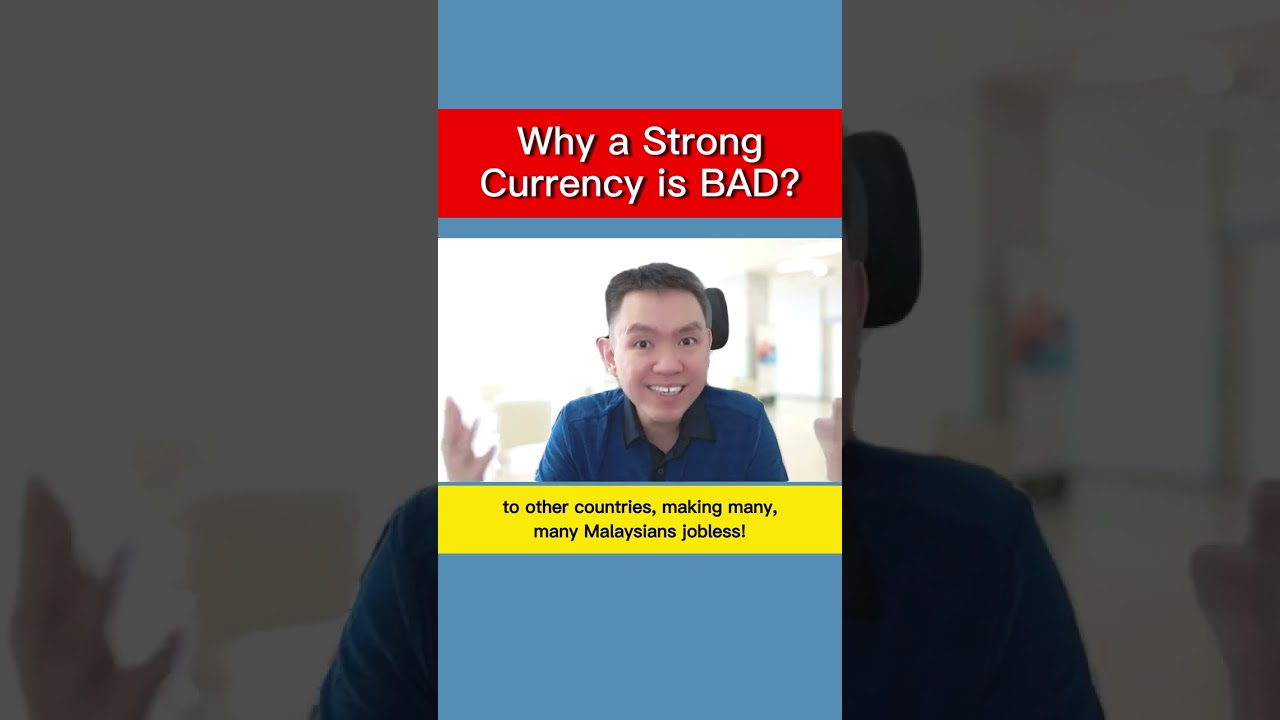 strong currency is bad, weak currency is actually good? BUT WHy ❓
