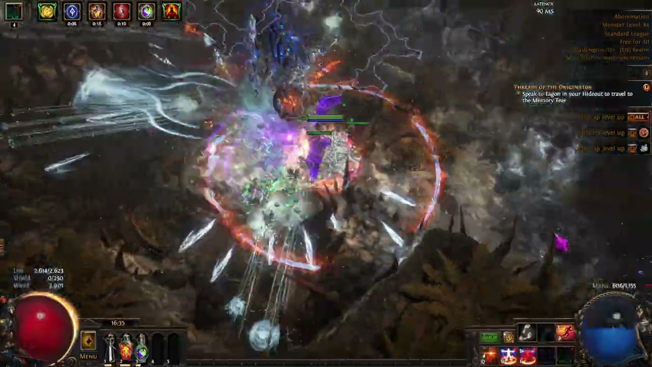 Map T17 Abomination With CWDT Wardloop POE 3.27 STD