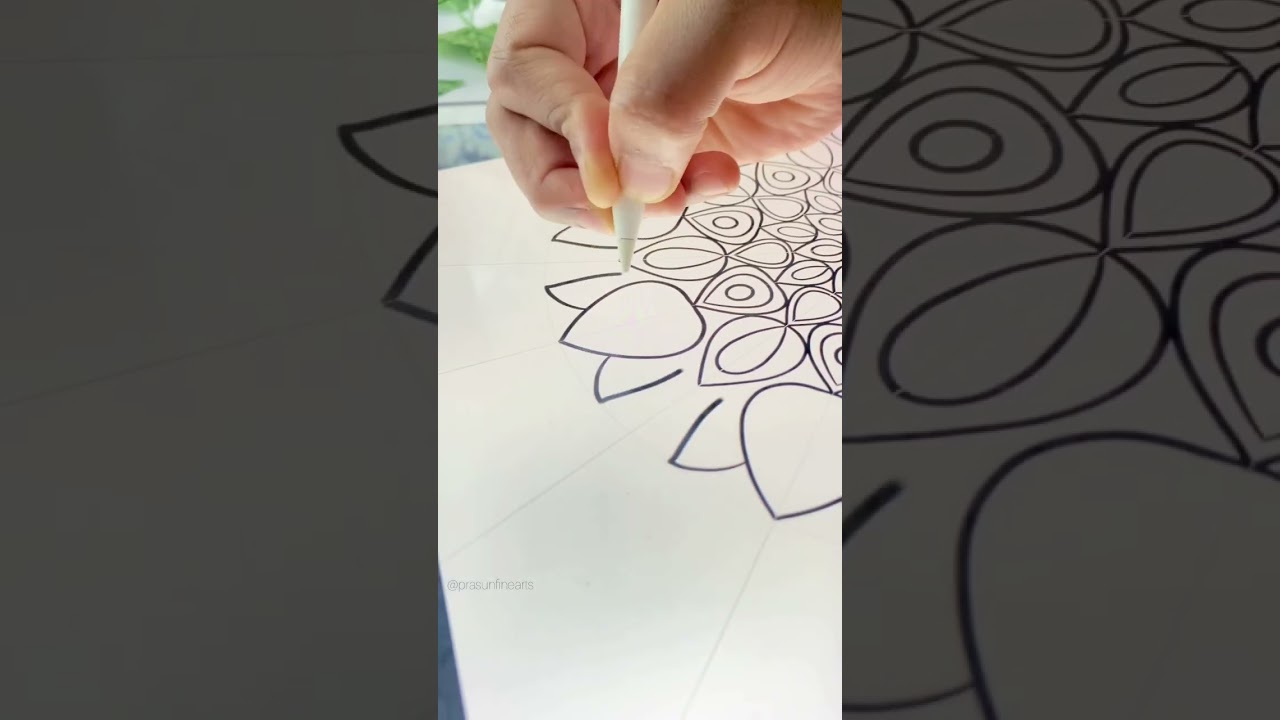 Digital Mandala on iPad Pro