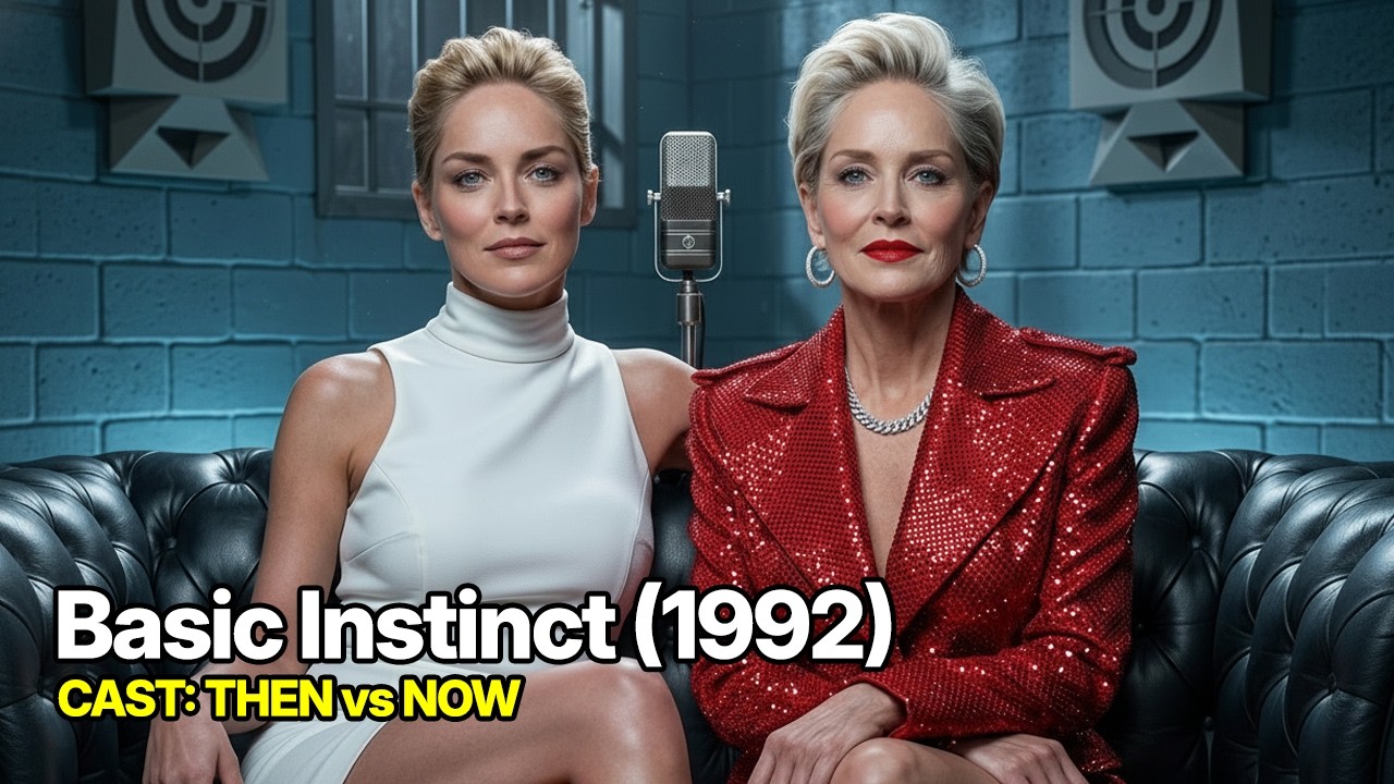 Basic Instinct stars 1992 vs 2026 Who remember this scene? Sharon Stone, Michael Douglas