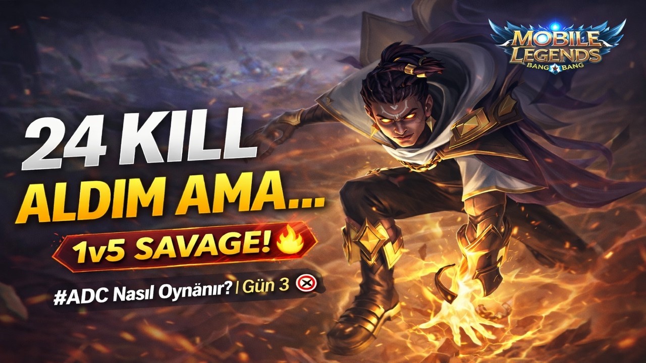 24 KİLL + SAVAGE ATTIM AMA KAYBETTİK?! 😡 BRODY ADC REHBERİ