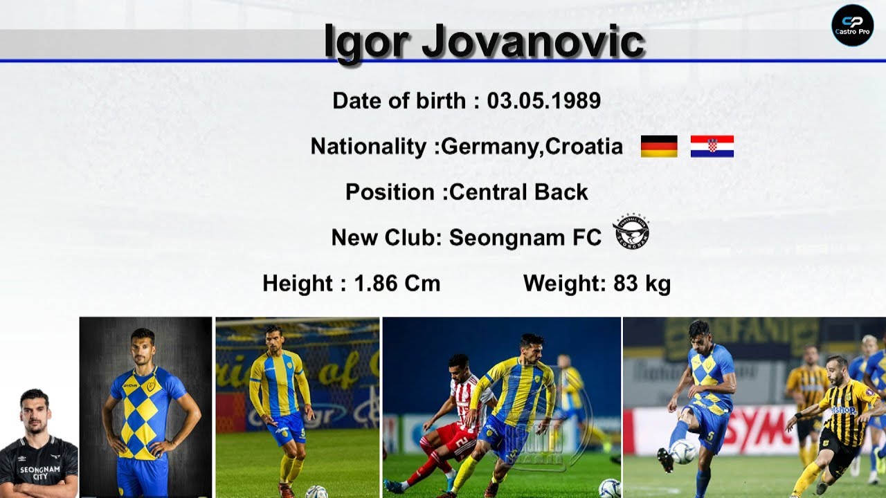 Igor Jovanovic  | Central Back  | 2019-2020 |