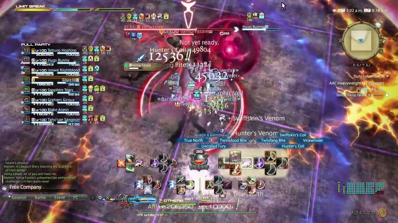 FFXIV - First M9S Clear! Viper POV