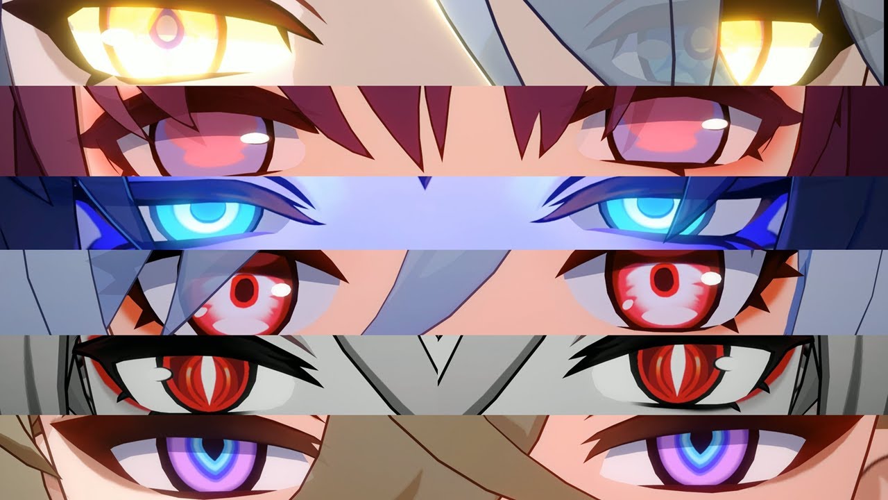 who has the most unique eye Design in Honkai Star Rail?