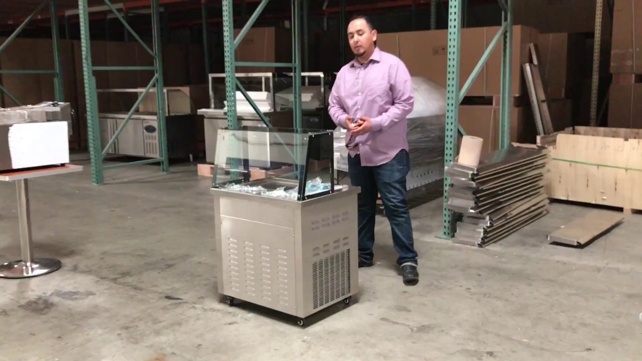 fried ice cream machine,thail roll ice cream making machine